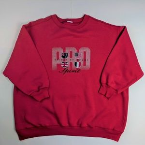 Vintage Pro Spirit Sweatshirt 80s 90s XXL